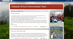 Desktop Screenshot of oaklandscommteam.blogspot.com