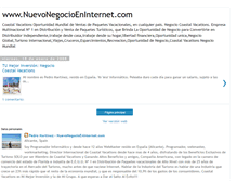 Tablet Screenshot of nuevonegocioeninternet.blogspot.com