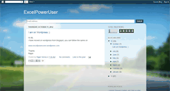 Desktop Screenshot of excelpoweruser.blogspot.com