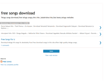 Tablet Screenshot of freesongsforu.blogspot.com