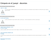 Tablet Screenshot of docenteseneljuanpi.blogspot.com