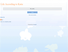 Tablet Screenshot of katiemcknight27.blogspot.com