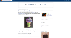 Desktop Screenshot of expressionistknits.blogspot.com