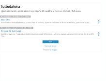 Tablet Screenshot of futbolahora.blogspot.com