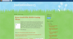 Desktop Screenshot of justintimbo113.blogspot.com