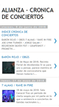 Mobile Screenshot of ezinealianzaconciertos.blogspot.com