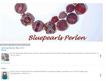 Tablet Screenshot of bluepearls-perlen.blogspot.com