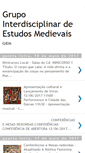 Mobile Screenshot of giem-estudosmedievais.blogspot.com