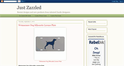 Desktop Screenshot of just-zazzled.blogspot.com