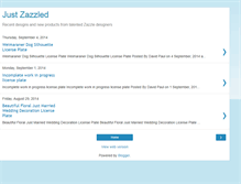 Tablet Screenshot of just-zazzled.blogspot.com