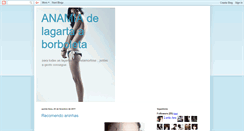 Desktop Screenshot of anamiadelagartaaborboleta.blogspot.com