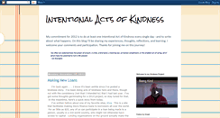 Desktop Screenshot of intentionalactsofkindness.blogspot.com