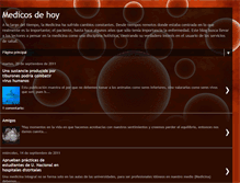 Tablet Screenshot of medicosdehoy.blogspot.com