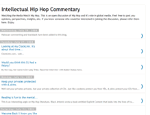 Tablet Screenshot of hiphopcommentary.blogspot.com