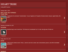 Tablet Screenshot of hearttribe.blogspot.com