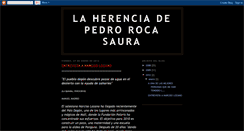 Desktop Screenshot of laherenciadepedrorocasaura.blogspot.com