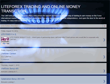 Tablet Screenshot of liteforex-trading-earning.blogspot.com