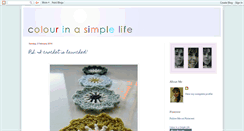 Desktop Screenshot of colourinasimplelife.blogspot.com