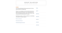 Desktop Screenshot of ghostblawger.blogspot.com