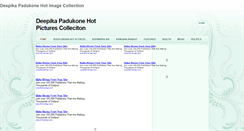 Desktop Screenshot of deepikapadukonehotimages.blogspot.com
