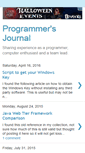 Mobile Screenshot of programmersjournal.blogspot.com