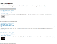 Tablet Screenshot of narrativenow.blogspot.com