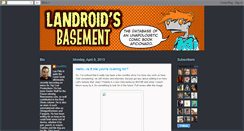 Desktop Screenshot of landroidsbasement.blogspot.com