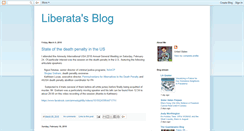 Desktop Screenshot of liberatasblog.blogspot.com