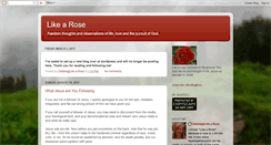 Desktop Screenshot of likearose-deb.blogspot.com