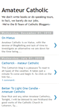 Mobile Screenshot of amateurcatholic.blogspot.com