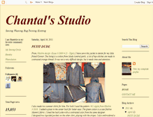 Tablet Screenshot of chantalsstudio.blogspot.com