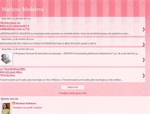 Tablet Screenshot of marlenemedeiros.blogspot.com