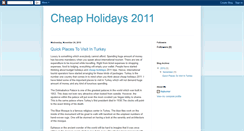 Desktop Screenshot of cheapholidays2011.blogspot.com