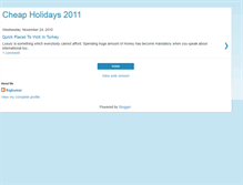 Tablet Screenshot of cheapholidays2011.blogspot.com