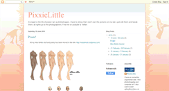 Desktop Screenshot of pixxielittle.blogspot.com