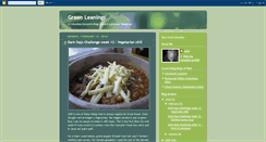 Desktop Screenshot of greenleanings.blogspot.com