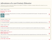 Tablet Screenshot of 21stcenturyeducator2010.blogspot.com