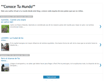 Tablet Screenshot of conocetumundo154.blogspot.com