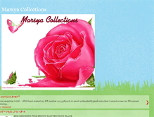Tablet Screenshot of marsyacollections.blogspot.com
