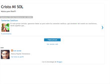 Tablet Screenshot of cristomisol.blogspot.com