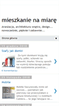 Mobile Screenshot of mieszkanienamiare.blogspot.com