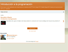 Tablet Screenshot of introduccion-programacion-ttp.blogspot.com