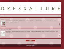 Tablet Screenshot of dressallure.blogspot.com