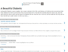 Tablet Screenshot of abeautifuldiabetic.blogspot.com