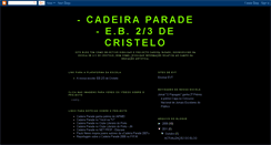 Desktop Screenshot of cadeiraparade.blogspot.com