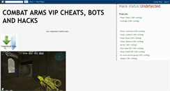 Desktop Screenshot of combat-arms-hackers.blogspot.com