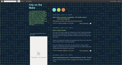 Desktop Screenshot of cityonthemake.blogspot.com