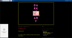 Desktop Screenshot of darksdiary.blogspot.com