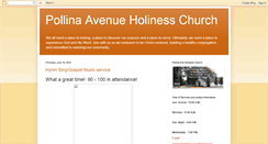 Desktop Screenshot of pollinaavenueholinesschurch.blogspot.com