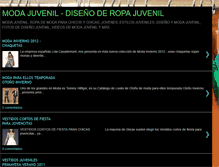 Tablet Screenshot of modas-juveniles.blogspot.com